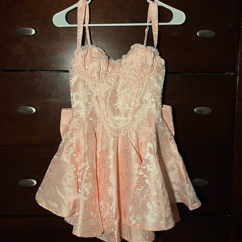 Light Pink Corset Dress